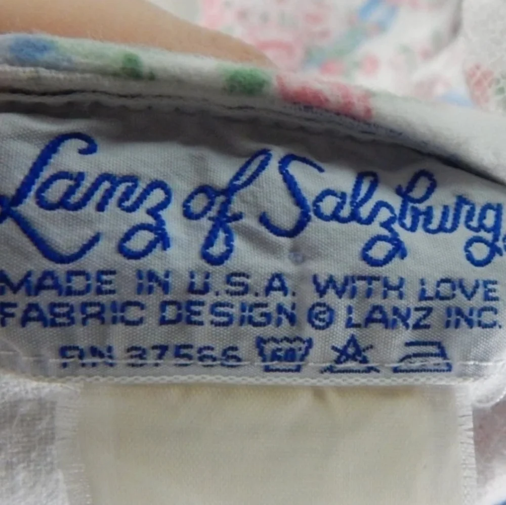 Lanz Of Salzburg Vintage Flannel Nightgown
